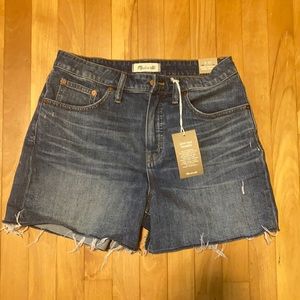 Madewell curvy high rise shorts